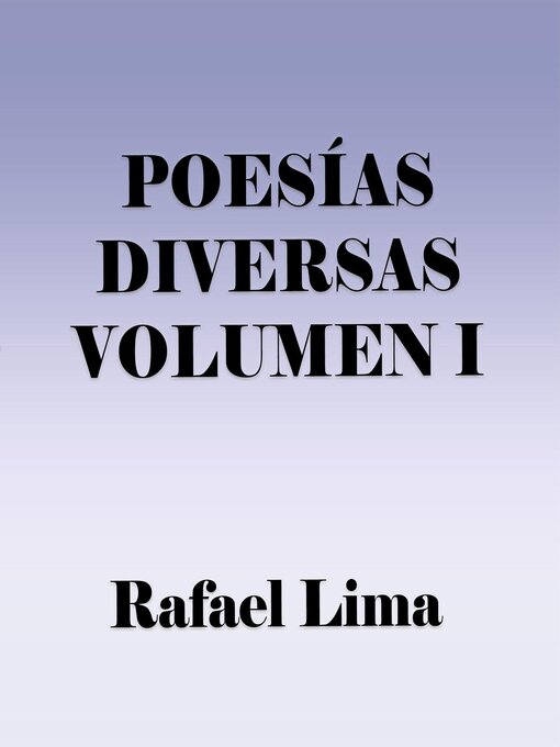 Title details for Poesías Diversas by Rafael Lima - Available